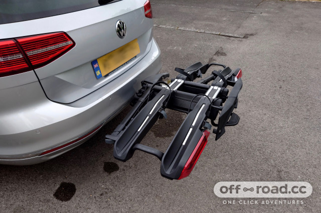 Thule Epos 2 bike platform towbar bike rack review off road.cc